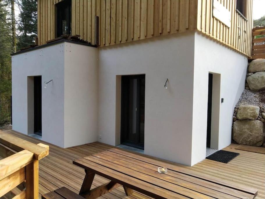 Le Refuge Perche Du Saut De La Bourrique Spa, Terrain Cloture Gérardmer Exterior photo