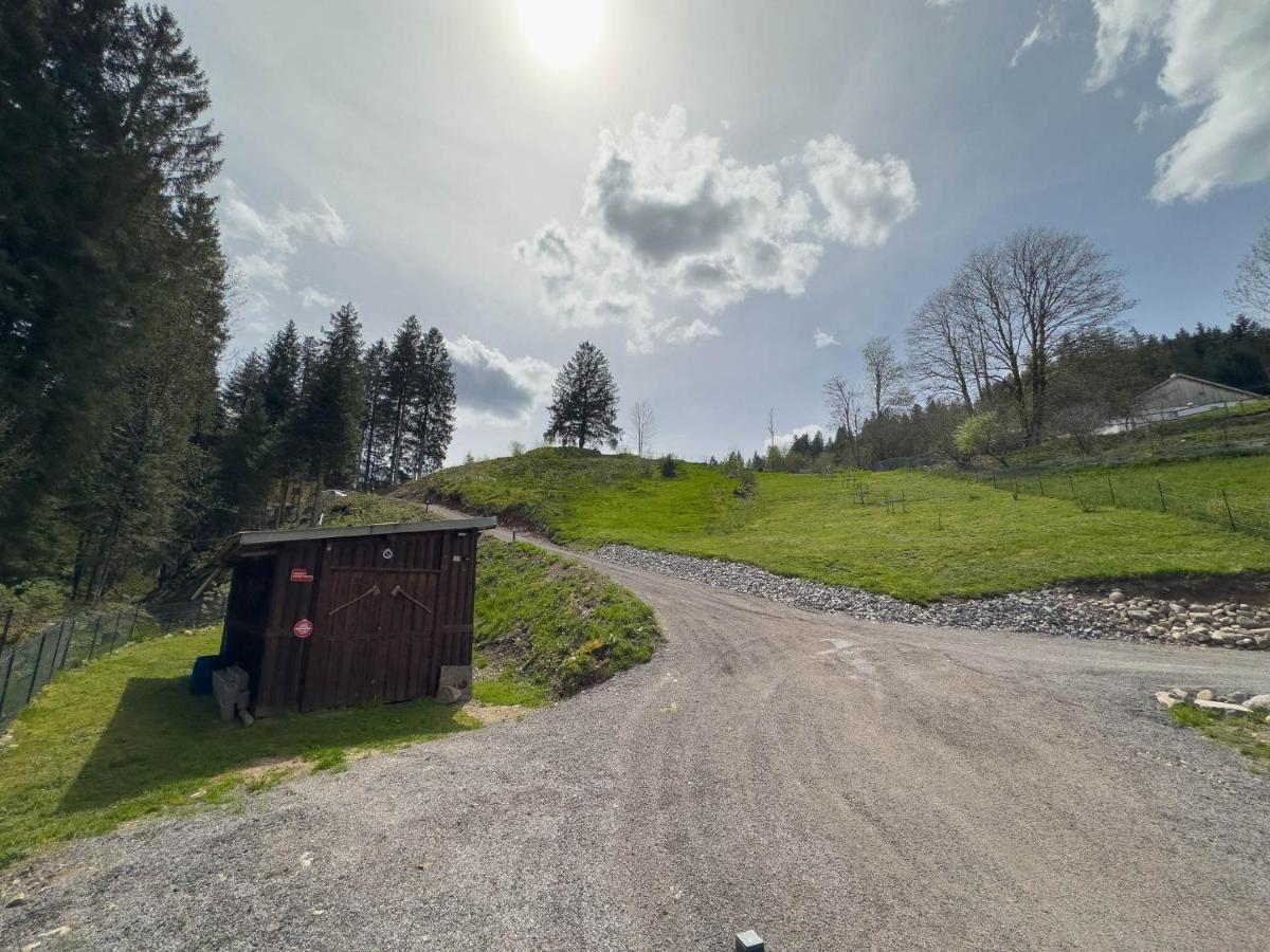Le Refuge Perche Du Saut De La Bourrique Spa, Terrain Cloture Gérardmer Exterior photo
